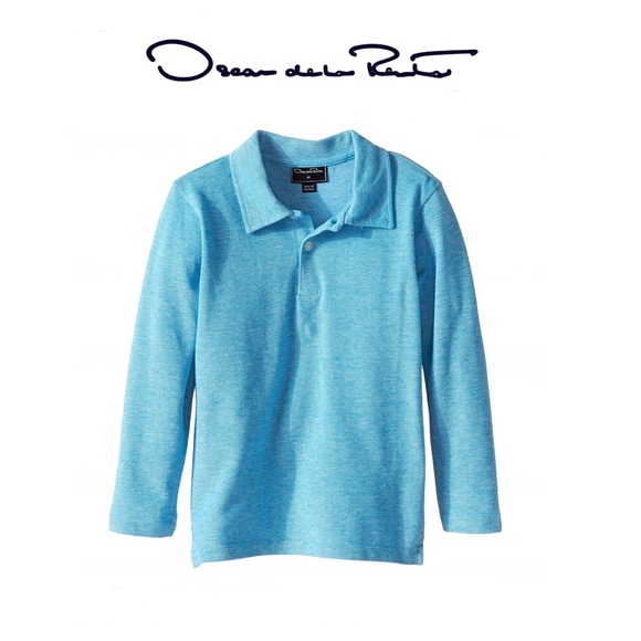 Oscar de la Renta | Shirts & Tops | Oscar De La Renta Kids Light Blue Long Sleeve Collared 